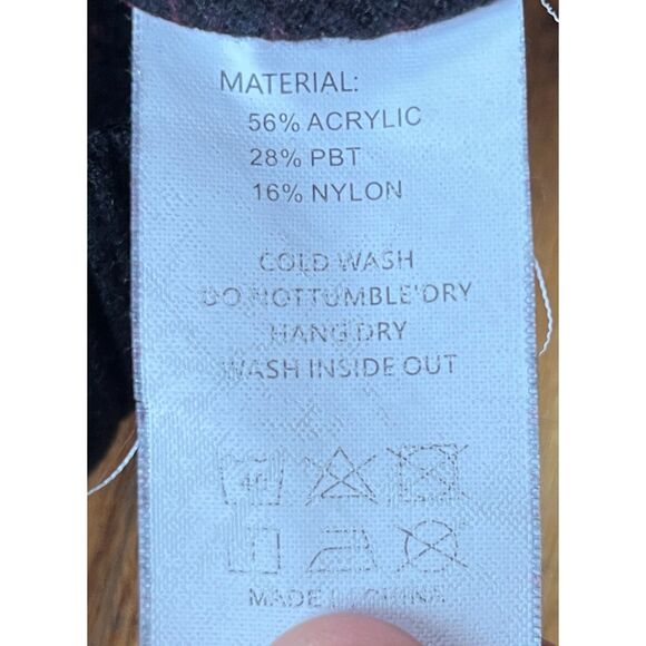 HEAVEN CAN WAIT Black Knit Skeleton Pullover Sweater Top  Mens Size Medium - Picture 5 of 11